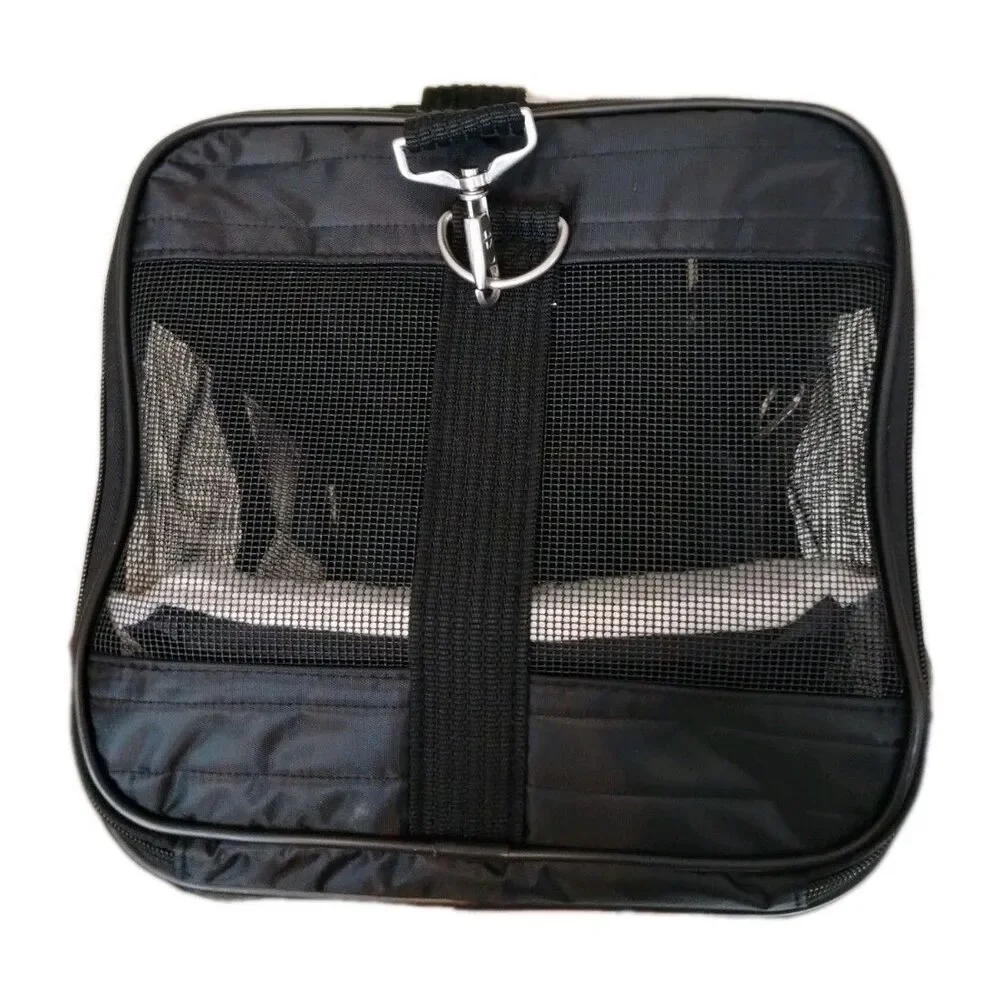 Sherpa Original Deluxe Travel Pet Carrier, Dog Cat Airline Approved Black Medium
